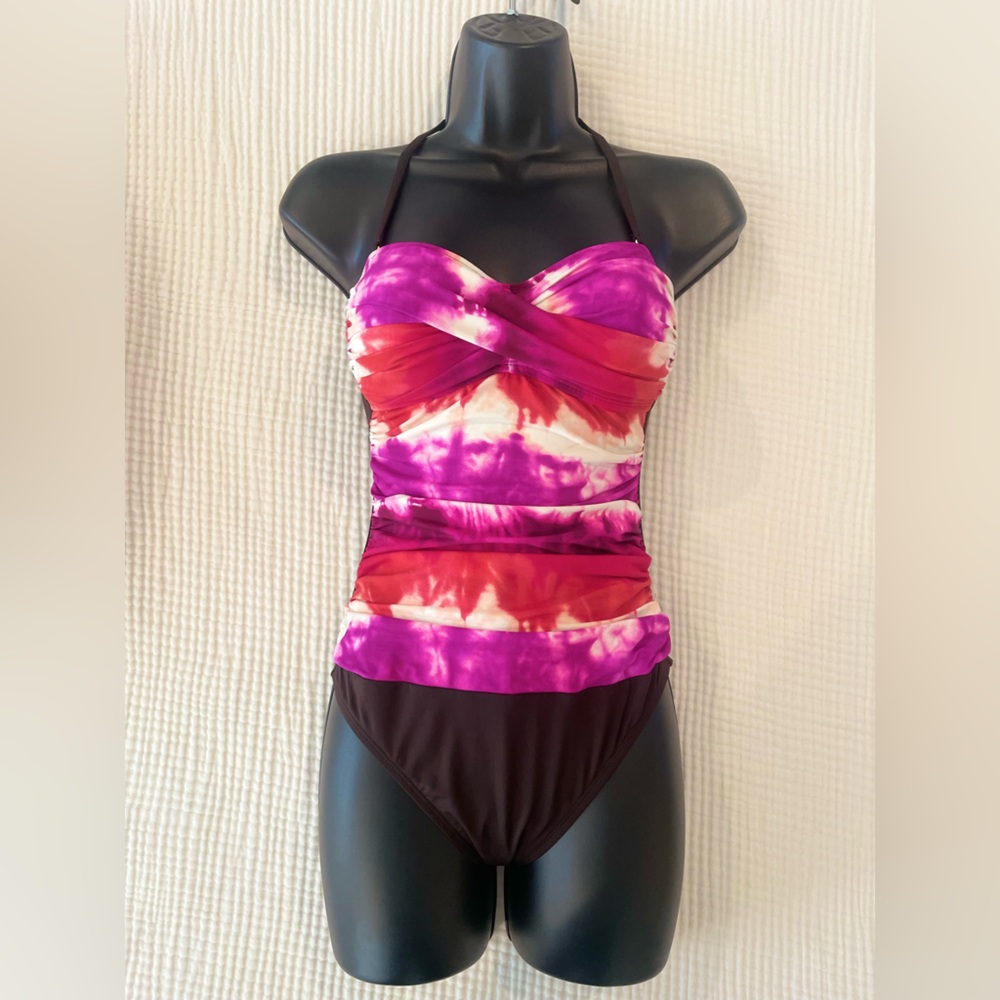 LaBlanca one piece swimsuit, modest, conservative, vacation, beachy, resortwear